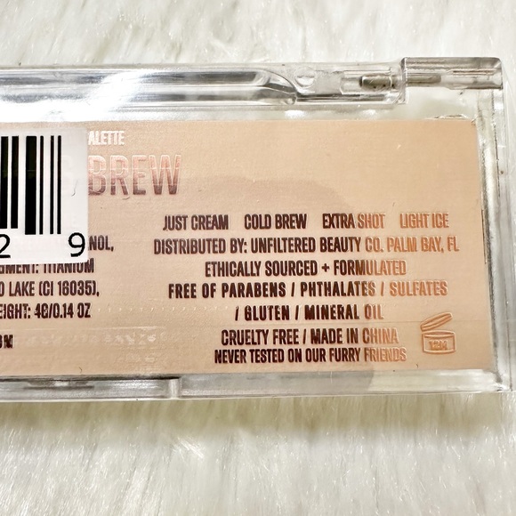 NEW Unfiltered Beauty Co. Wake Up Call Quad Eyeshadow Palette Full Size .14oz - Picture 8 of 9